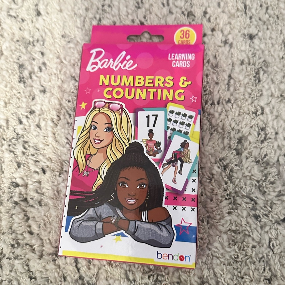 NIB Barbie number cards